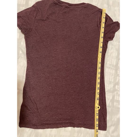 Free State Sun and Moon Aeropostale Junior Size Medium Maroon T Shirt - Picture 6 of 6